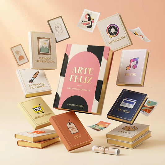 Arte Feliz PRO — +300.000 Diseños + Sistema Completo para Vender Cuadros en Toda Latinoamérica | Llave en Mano